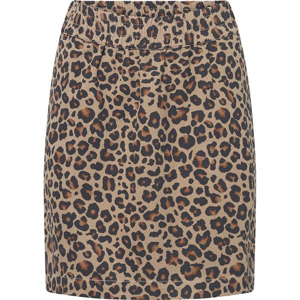 DEPECHE - JANE SKIRT LEOPARD PRINT