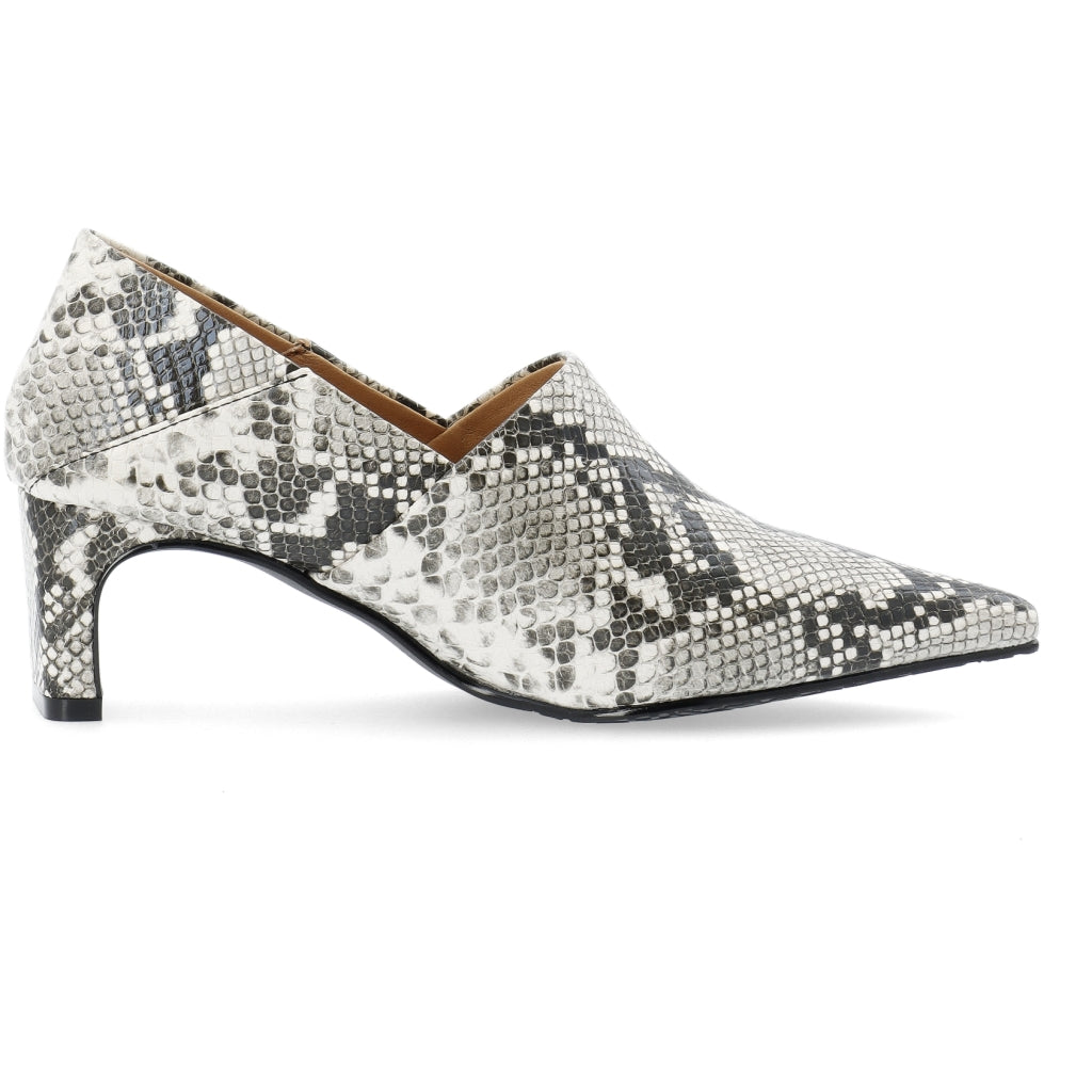 BIANCO/MEDINA - ROWE HEEL STEP WHITE SNAKE