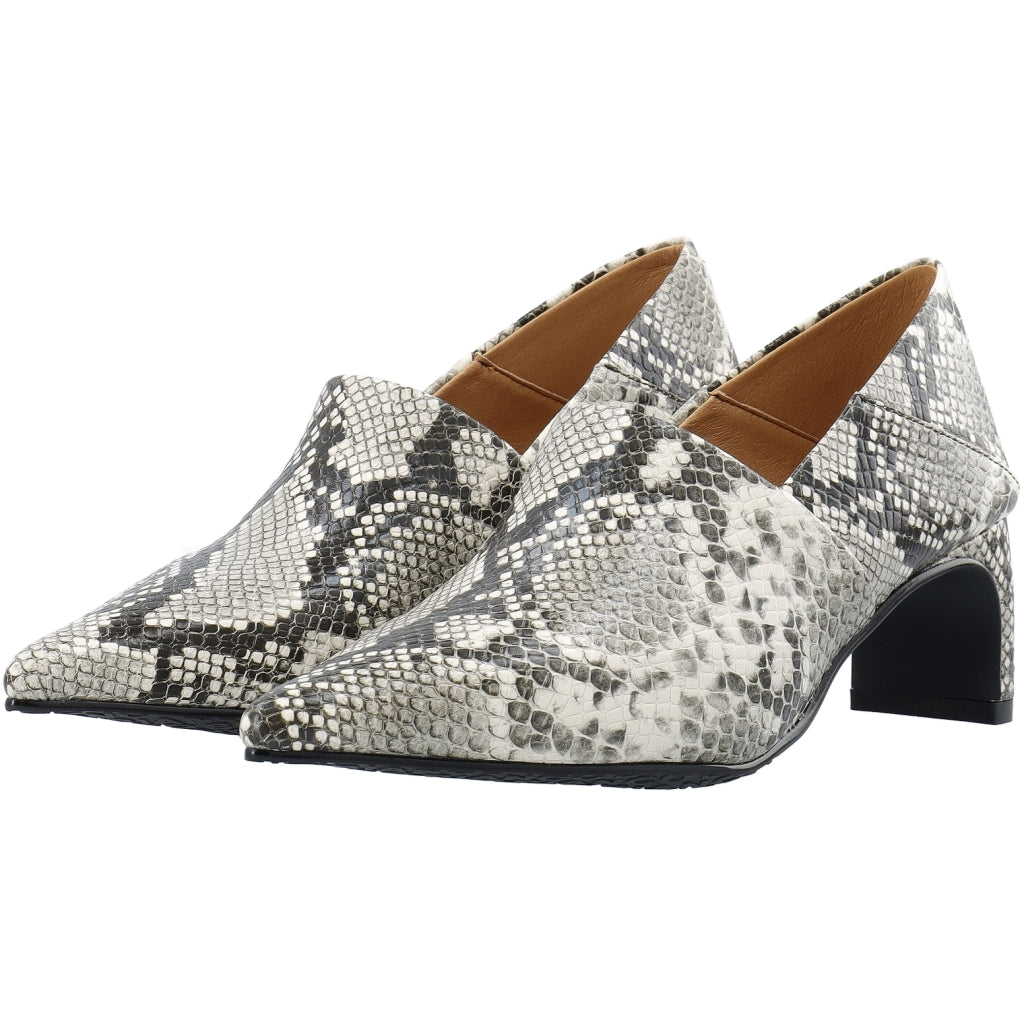 BIANCO/MEDINA - ROWE HEEL STEP WHITE SNAKE