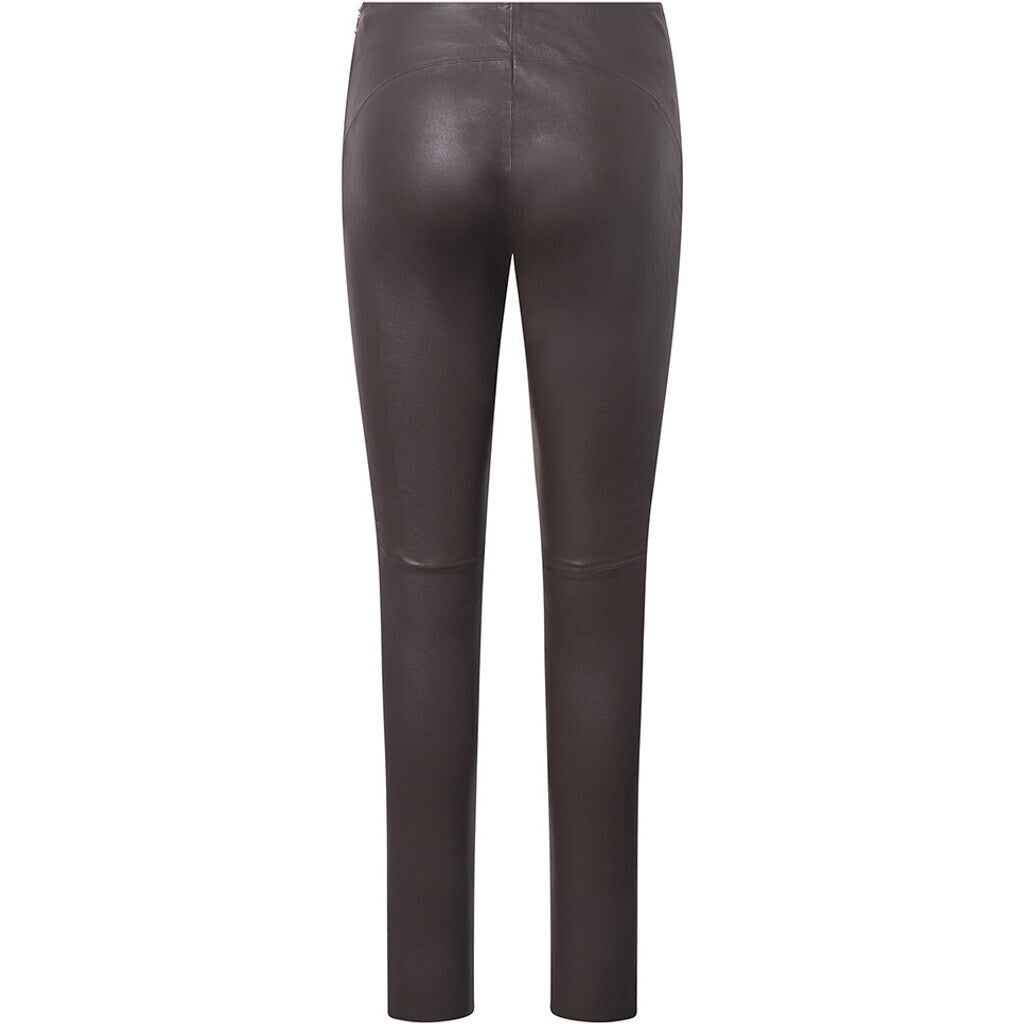 DEPECHE - AYA LEGGINGS CHOCOLATE