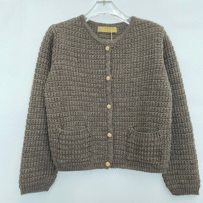 GASPAR - PISA CARDIGAN BROWN