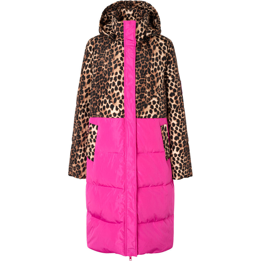 CRÂS - CAMI PUFFER JAKKE FUCHSIA LEO