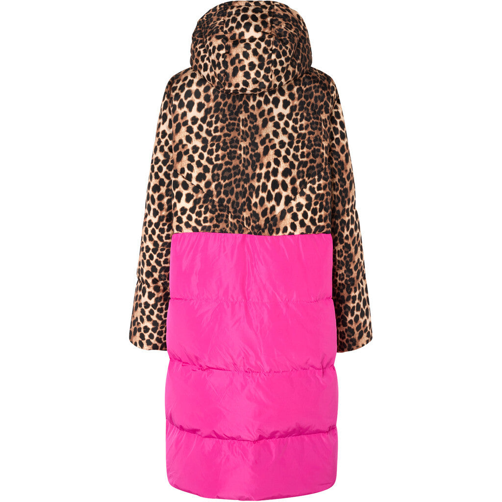 CRÂS - CAMI PUFFER JAKKE FUCHSIA LEO