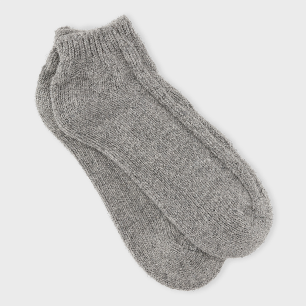 MOSHI MOSHI - COTTAGE SOCKS GREY MELANGE