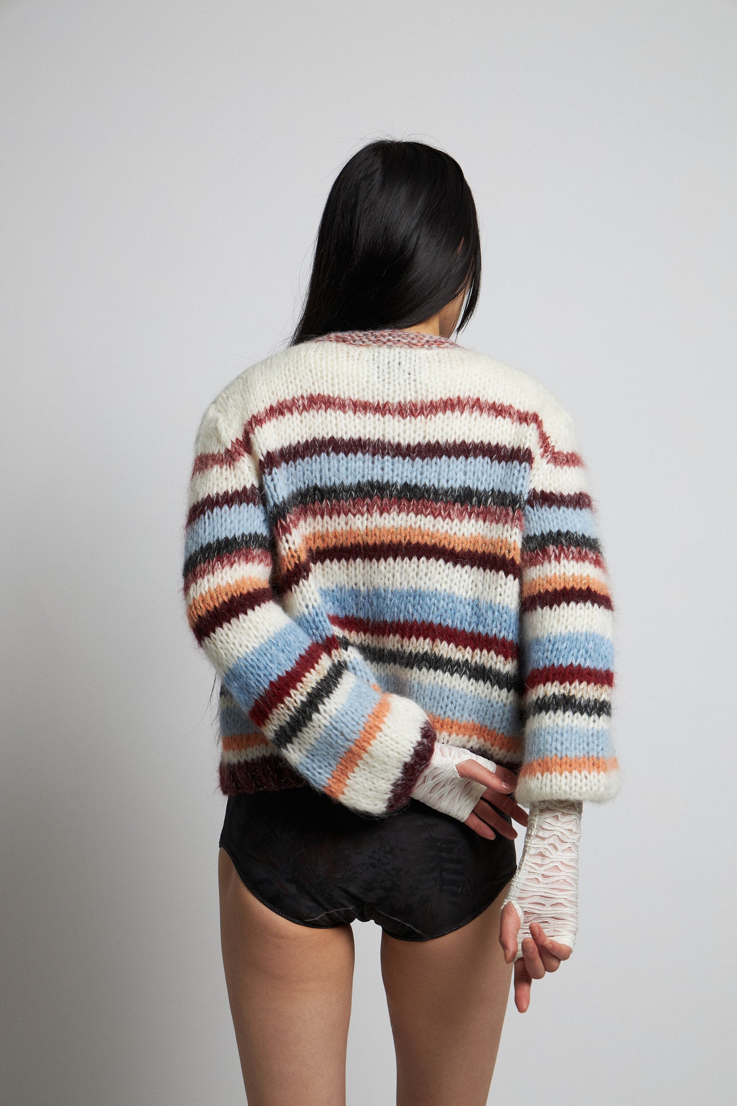 DAWN AND DARE - GABI MULTI CARDIGAN CHALK