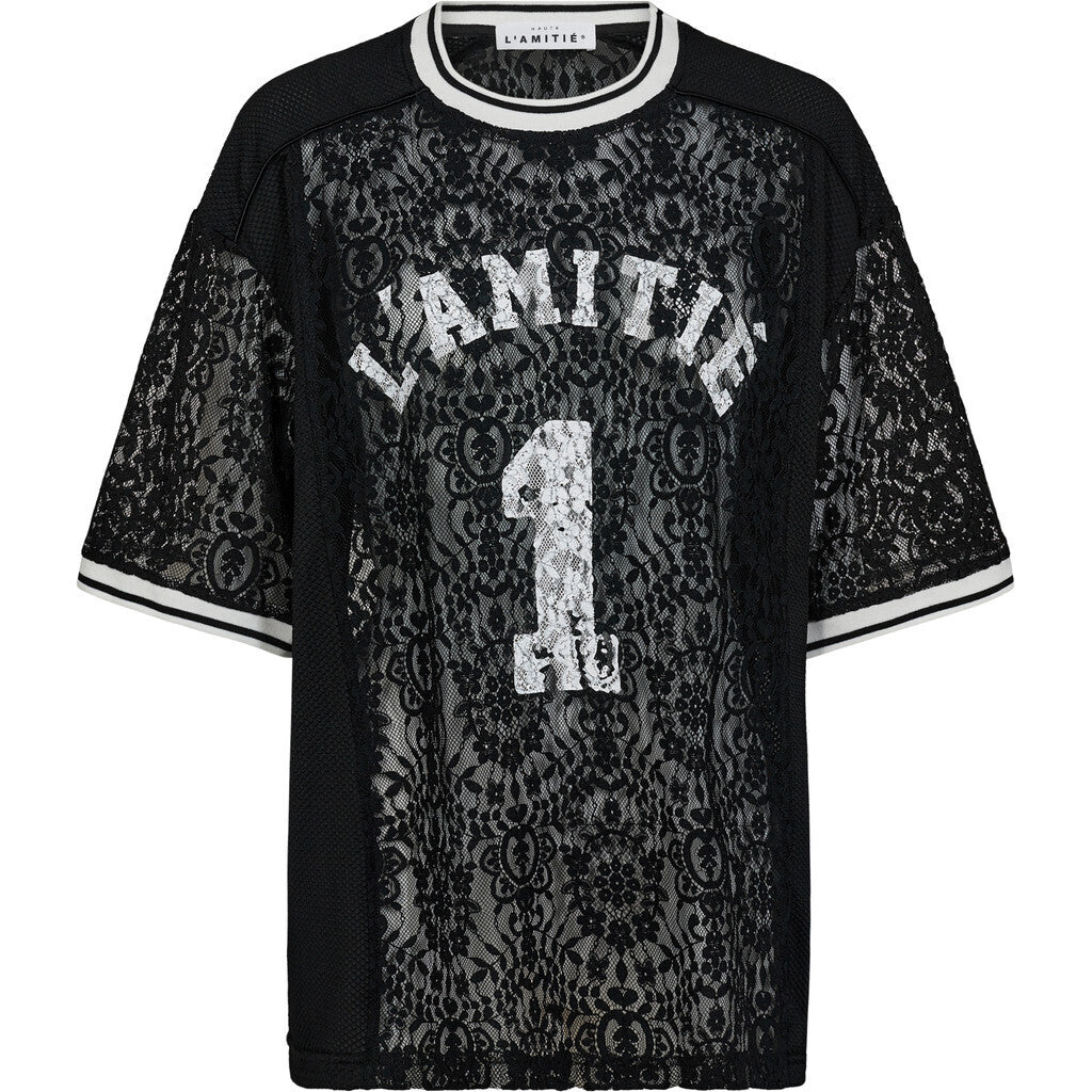 HAUTE L'AMITIÈ - LACE FOOTBALL TEE SORT