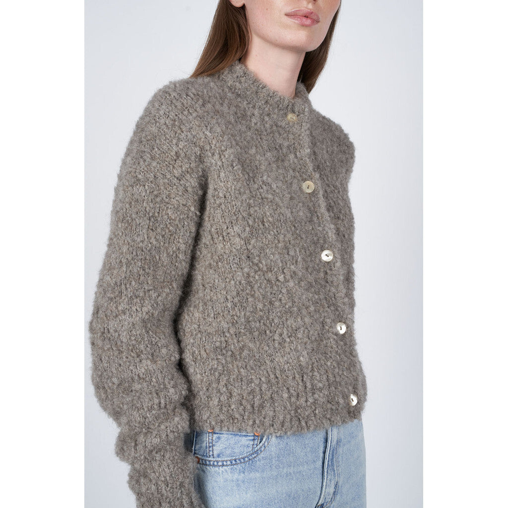 O'TAY - ILIA CARDIGAN TEDDY GREY