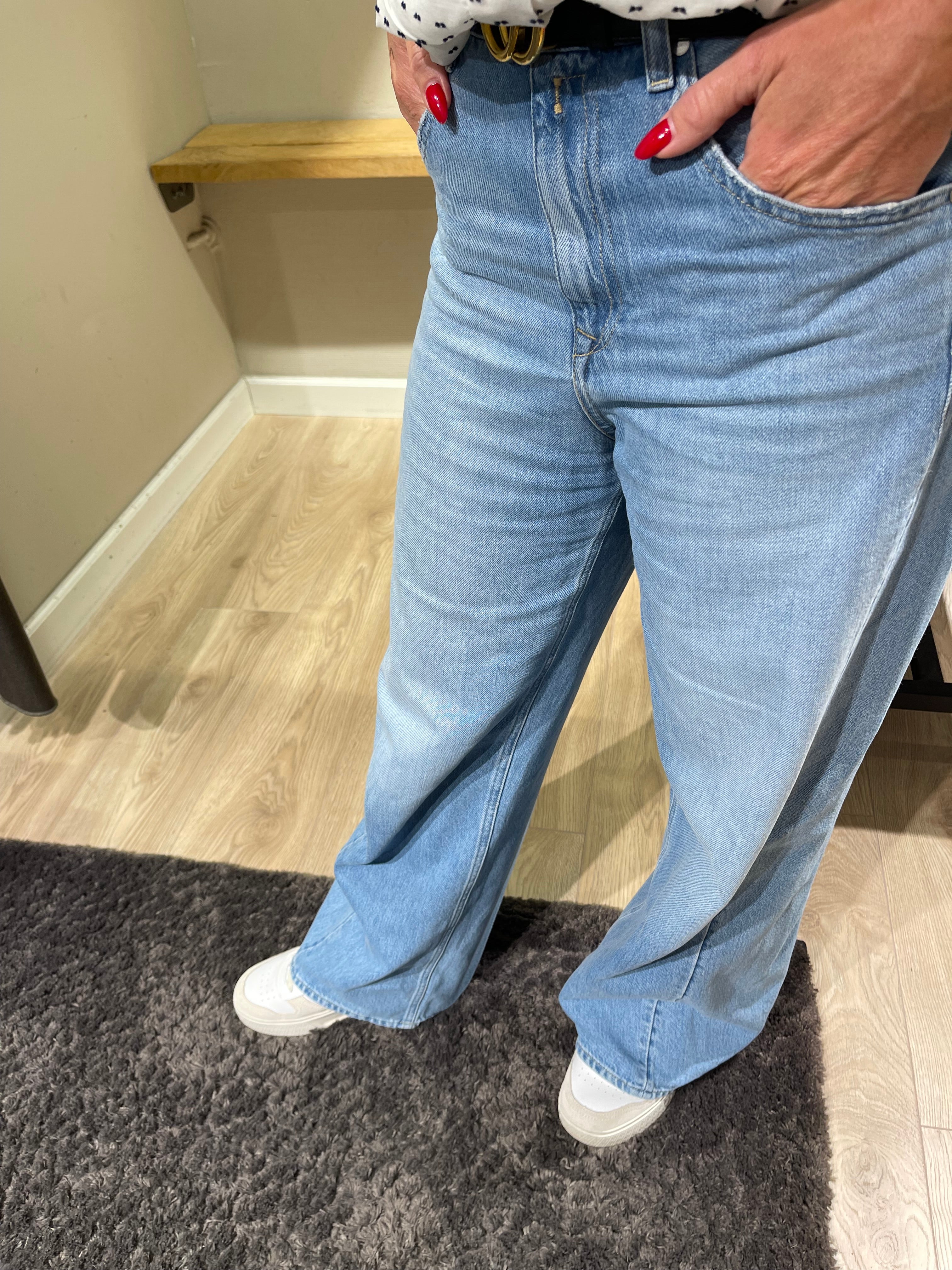 REPLAY - NARJA BAGGY JEANS LIGHT BLUE