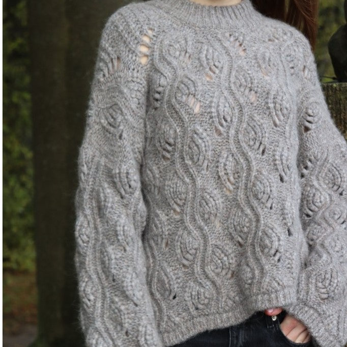 O'TAY - ELUCCA SWEATER TEDDY GREY