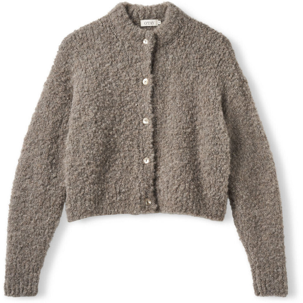 O'TAY - ILIA CARDIGAN TEDDY GREY