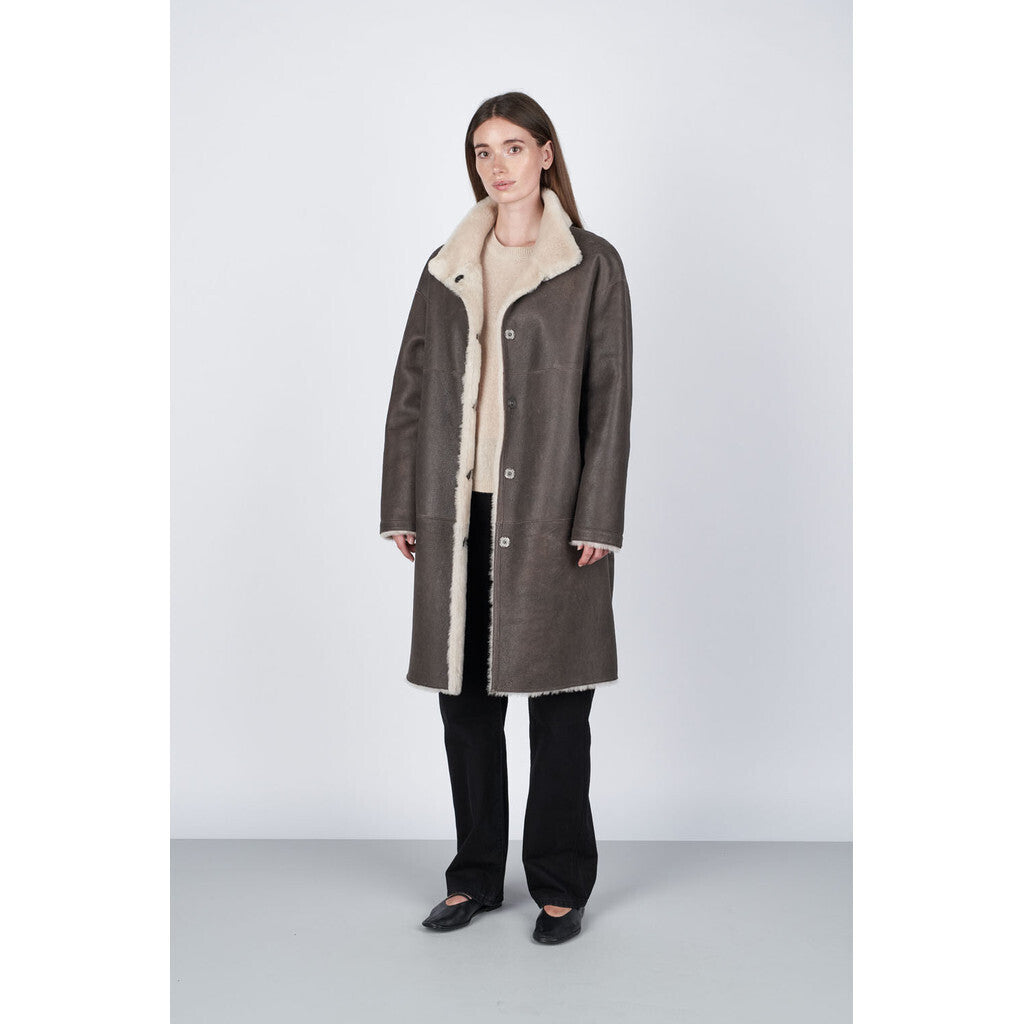 O'TAY - JOSEPHINE COAT BROWN