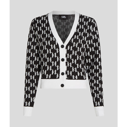 KARL LAGERFELD - KL MONOGRAM CARDIGAN