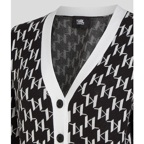 KARL LAGERFELD - KL MONOGRAM CARDIGAN