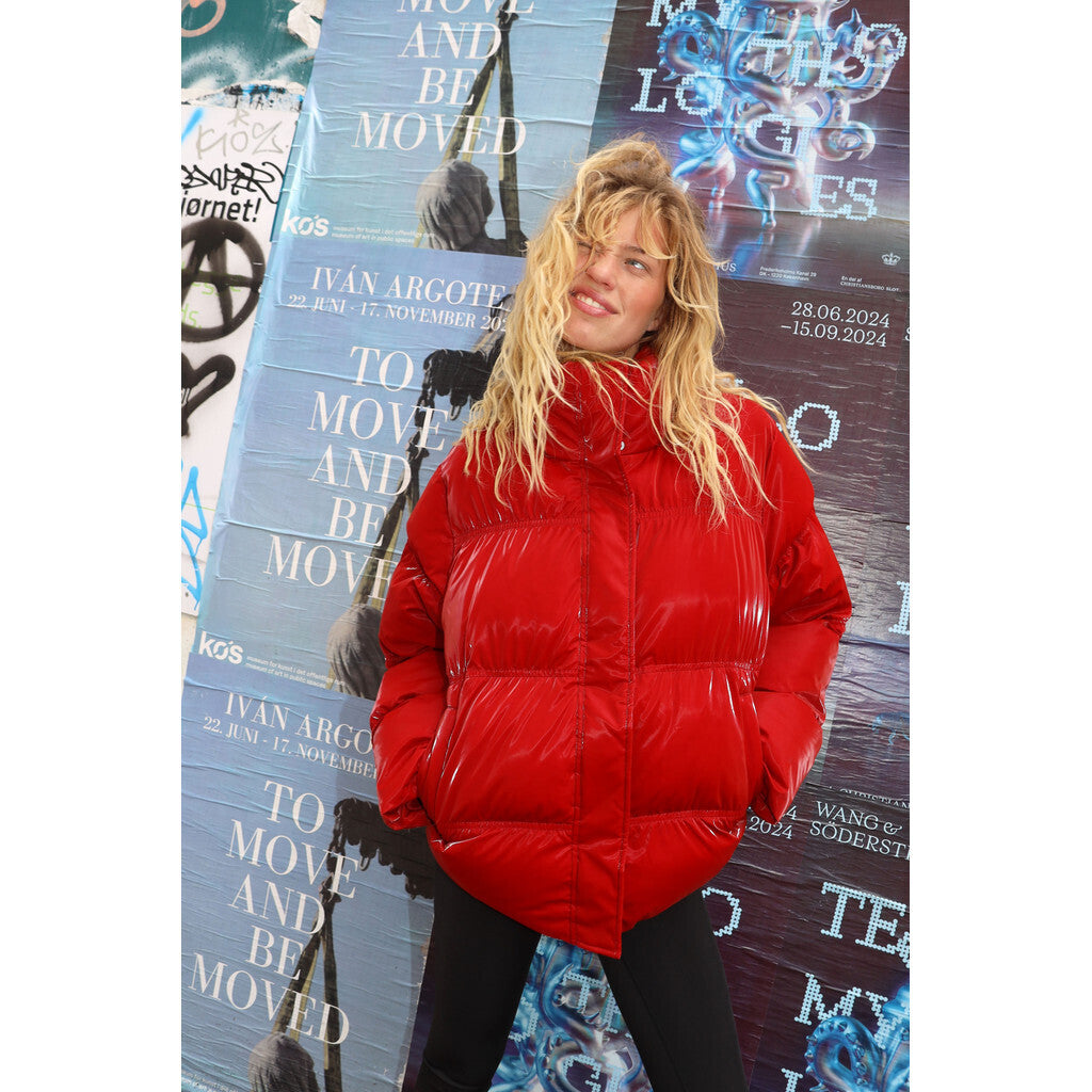 CRÂS - VALENCIA PUFFER JAKKE SAVVY RED