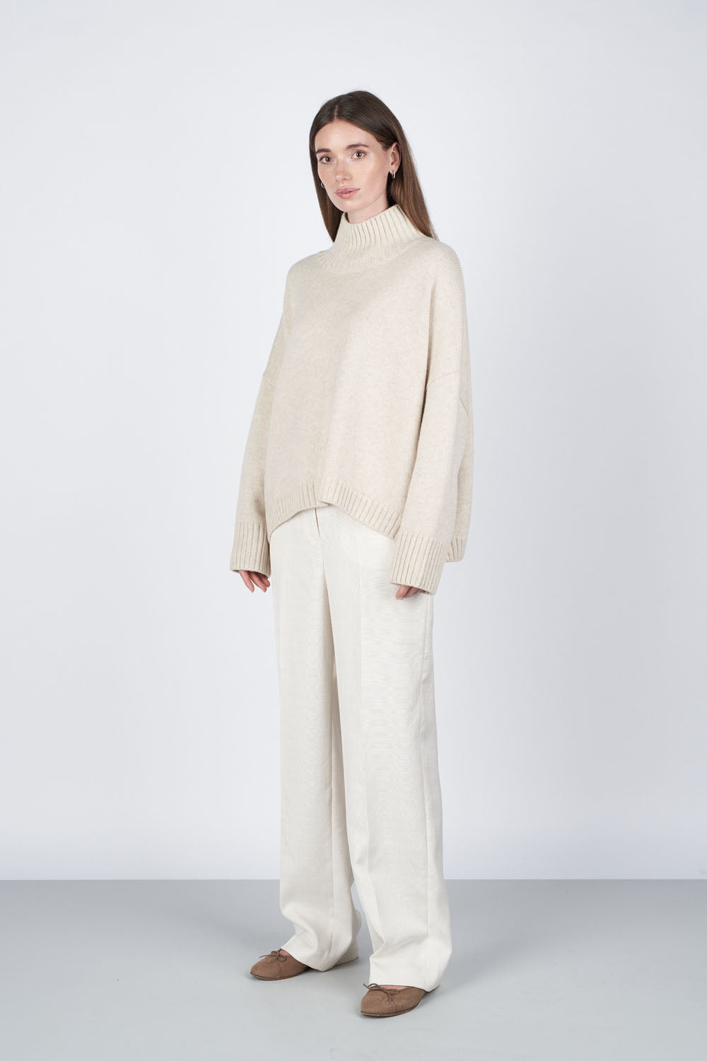 O'TAY - IDETTE JUMPER WARM BEIGE