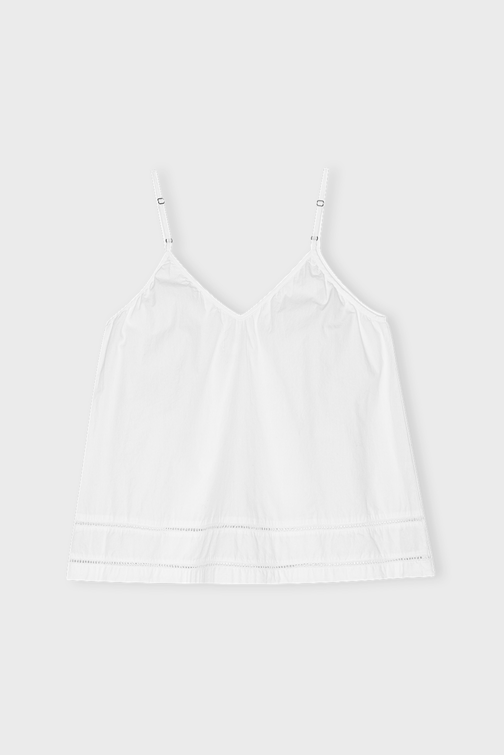 MOSHI MOSHI - SUNSHINE TOP POPLIN HVID