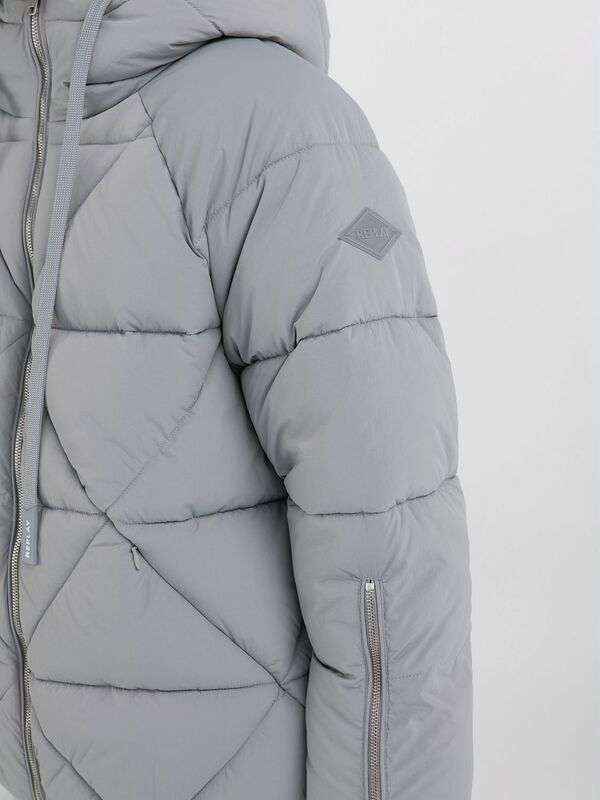 REPLAY - KORT PUFFER JAKKE CITY GREY