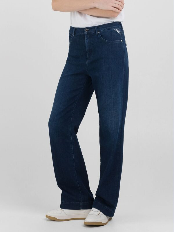 REPLAY - MELJA JEANS DARK BLUE DENIM