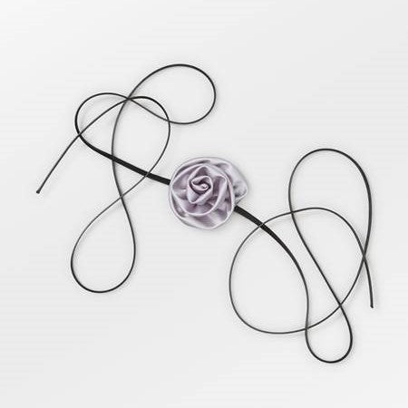 BECK SØNDERGAARD - LUSTER FLOWER CHOKER SILVER