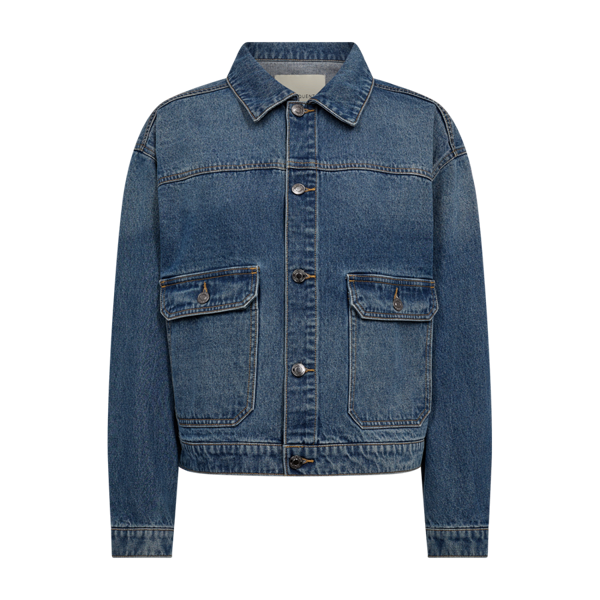 FREEQUENT - ENNY JACKET MEDIUM BLUE DENIM