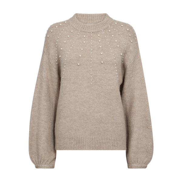 FREEQUENT - PEARL PULLOVER SIMPLY TAUPE MELANGE