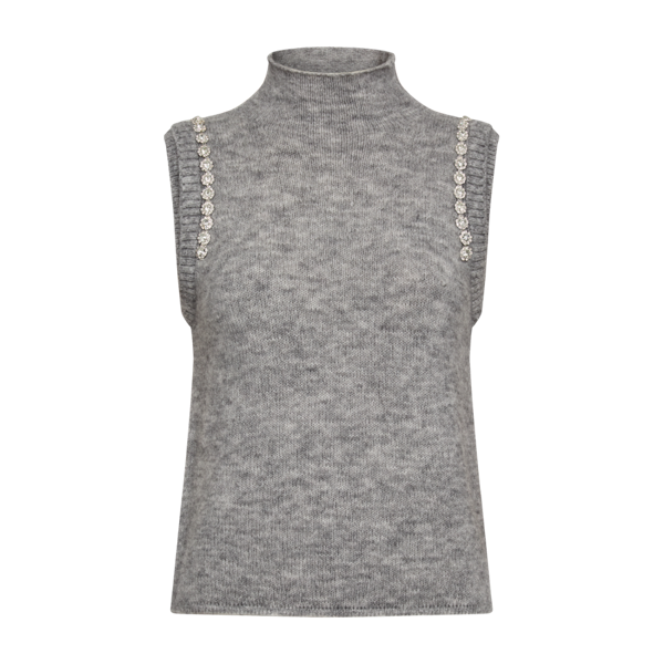 COPENHAGEN MUSE - IBRA VEST LIGHT GREY MELANGE