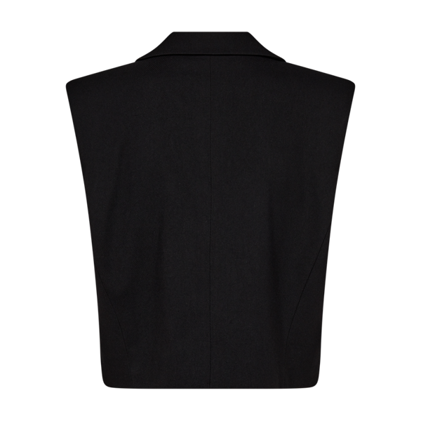 COPENHAGEN MUSE - TAILOR KORT VEST SORT