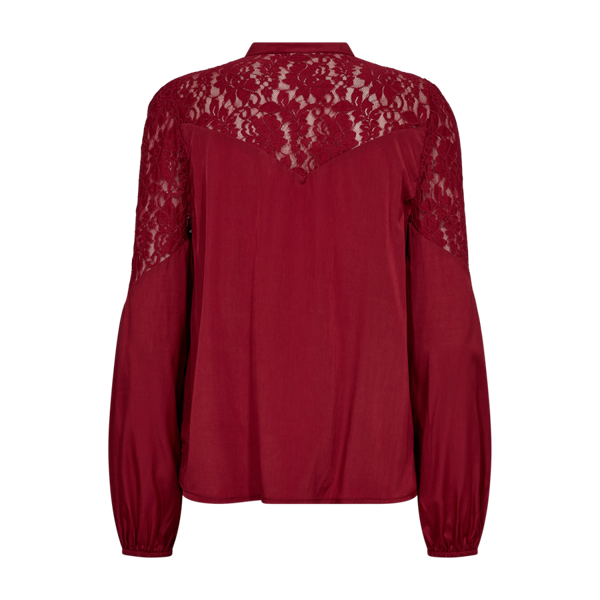 FREEQUENT - LACE BLOUSE CHILI PEPPER