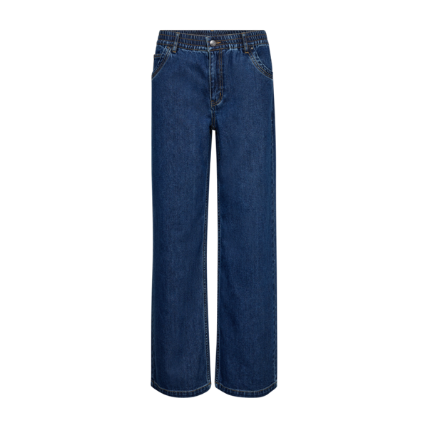 FREEQUENT - RINNA BUKSER MEDIUM BLUE DENIM