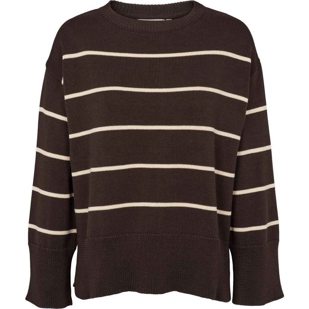 BASIC APPAREL - WINIE STRIPE CHOCOLATE/BIRCH