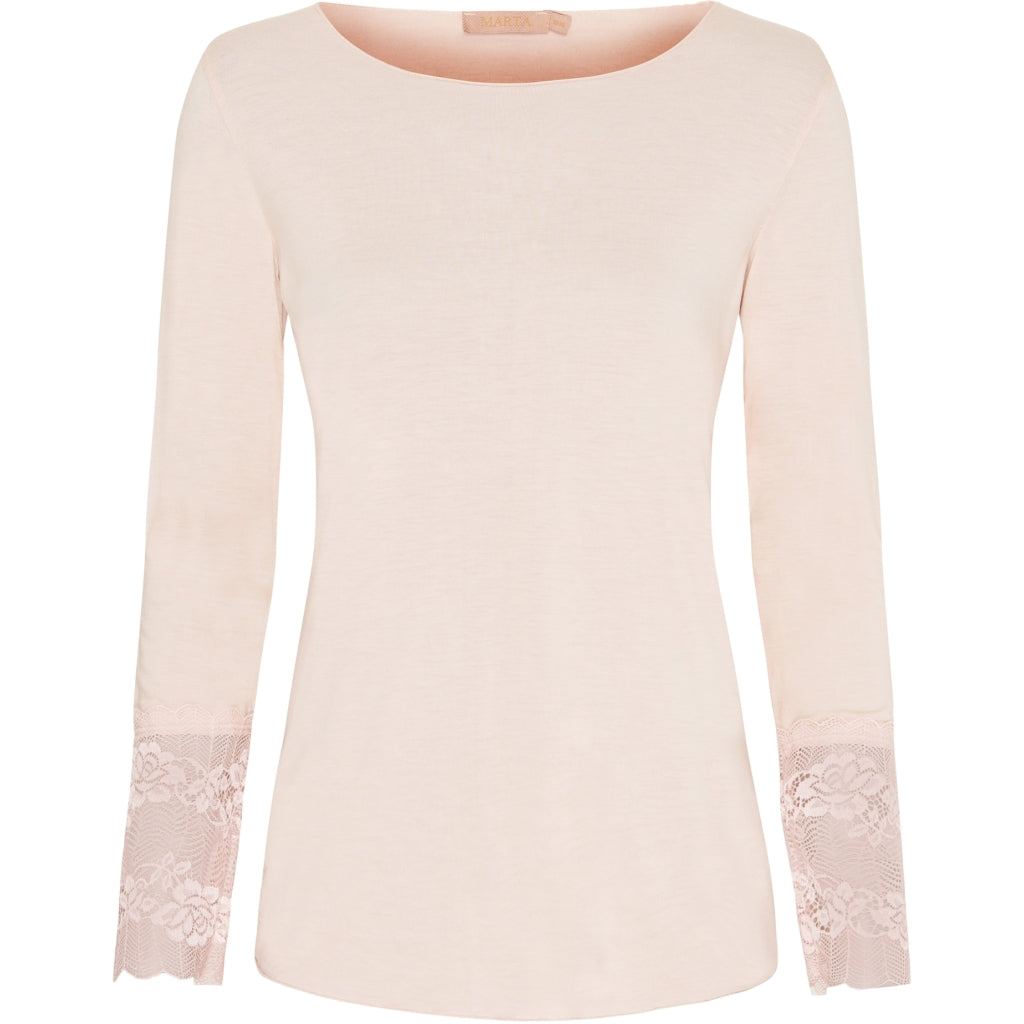 MARTA - T-SHIRT MED BLONDE CIPRIA ROSE