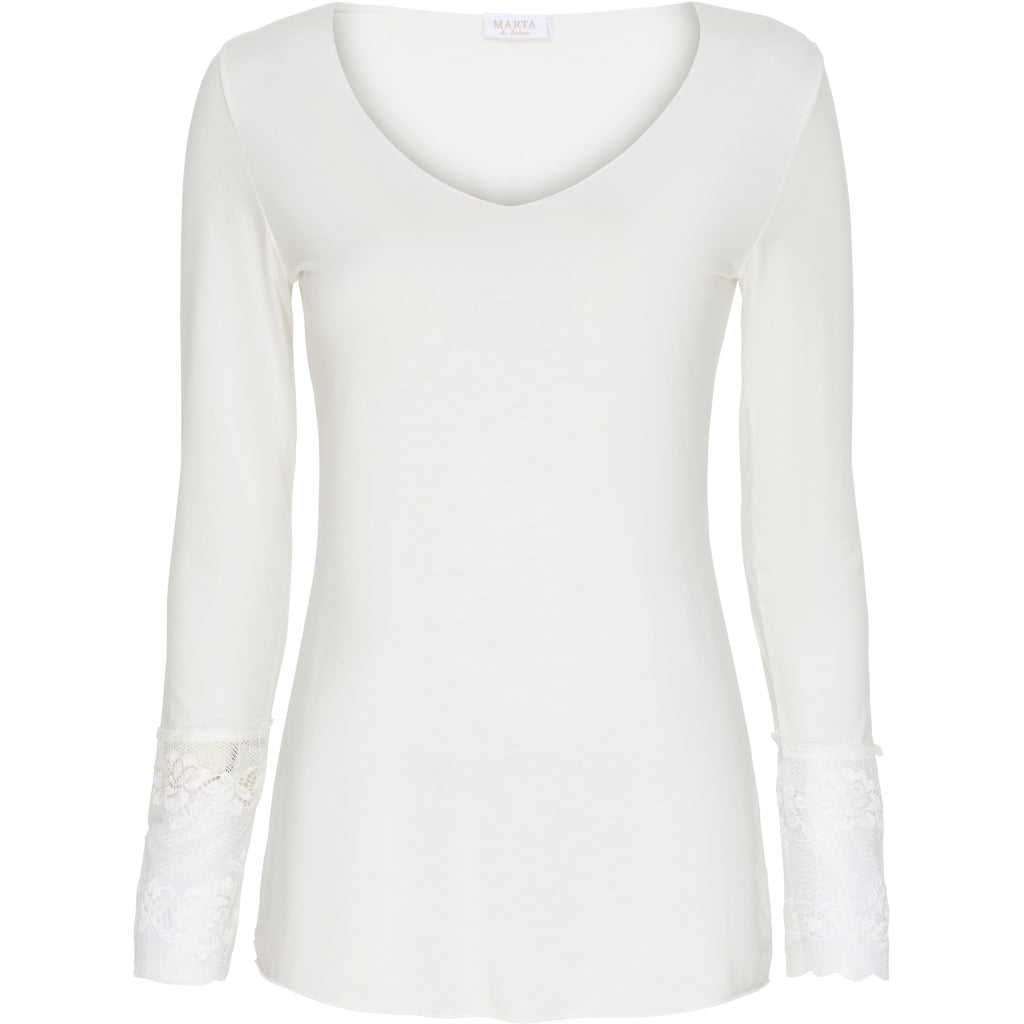 MARTA - L/S T-SHIRT MED BLONDE