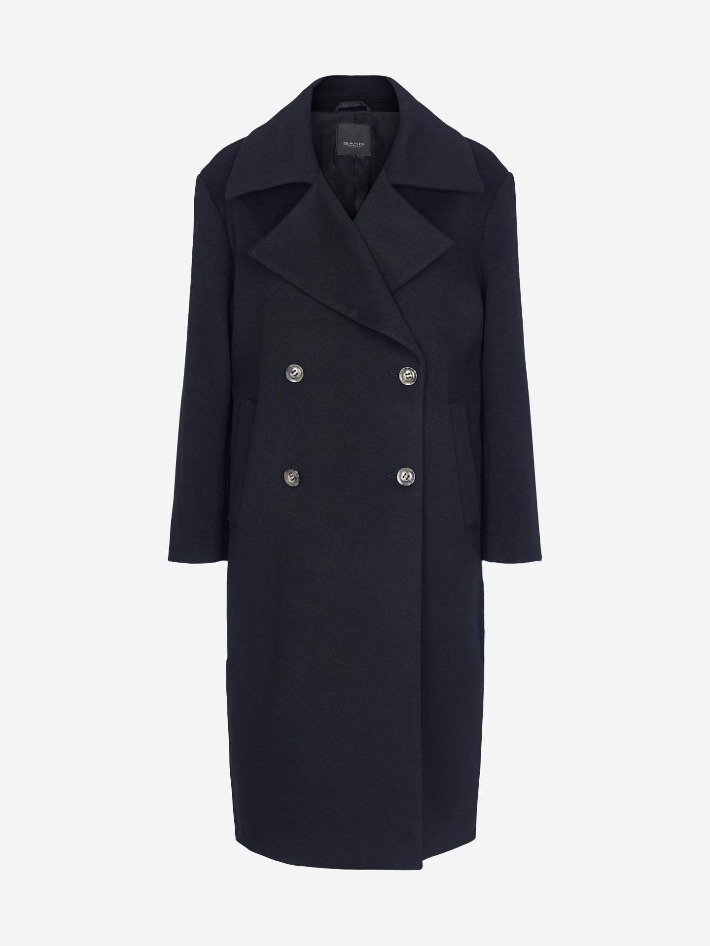 SAND COPENHAGEN - ANKE CASHMERE COAT SORT