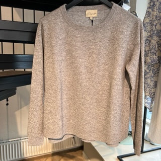 ROSA'S - L-3 CASHMERE SWEATER GRÅ